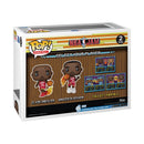 Funko Pop NBA JAM: Rockets Clyde Drexler & Hakeem Olajuwon 8 Bit Pop! Vinyl 2 Pack
