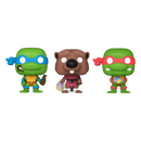 Funko Pop Teenage Mutant Ninja Turtles Splinter, Leonardo & Raphael Carrot Pocket Pop! 3 Pack
