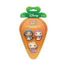 Funko Pop Disney Rapunzel, Ariel, Jasmine Carrot Pocket Pop! 3 Pack