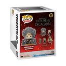 Funko Pop House of the Dragon Viserys on Throne Pop! Deluxe