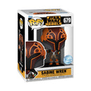 Funko Pop Star Wars: Rebels Sabine Wren US Exclusive Metallic Pop! Vinyl [RS]