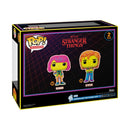 Funko Pop Stranger Things Robin & Steve US Exclusive Blacklight Pop! 2 Pack [RS]