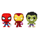 Funko Pop Marvel Comics Spider Man, Iron Man & Hulk Carrot Pocket Pop! 3 Pack