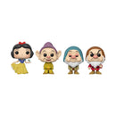 Funko Pop Snow White (1937) Snow White, Dopey, Sleepy, Grumpy Exclusive Diamond Glitter Pop! 4 Pack [RS]