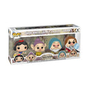 Funko Pop Snow White (1937) Snow White, Dopey, Sleepy, Grumpy Exclusive Diamond Glitter Pop! 4 Pack [RS]