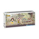 Funko Pop Snow White (1937) Snow White, Dopey, Sleepy, Grumpy Exclusive Diamond Glitter Pop! 4 Pack [RS]