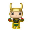 Funko Pop Marvel Comics Loki with Sweater Holiday US Exclusive Metallic Pop! Vinyl [RS]