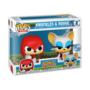 Funko Pop Sonic the Hedgehog Knuckles & Rouge US Exclusive Pop! Vinyl 2 Pack [RS]