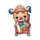 Funko Pop One Piece Buggy the Clown (on Throne) NYCC 2024 Exclusive Pop! Deluxe [RS]