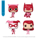 Funko Pop DC Comics: Valentines 2024 Pink US Exclusive Pocket Pop! 4 Pack Heart Box [RS]