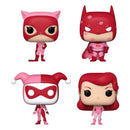 Funko Pop DC Comics: Valentines 2024 Pink US Exclusive Pocket Pop! 4 Pack Heart Box [RS]