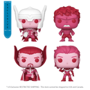 Funko Pop Marvel Comics: Valentines 2024 Pink US Exclusive Pocket Pop! 4 Pack Heart Box [RS]