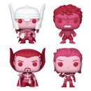 Funko Pop Marvel Comics: Valentines 2024 Pink US Exclusive Pocket Pop! 4 Pack Heart Box [RS]