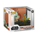 Funko Pop Star Wars Din Grogu with Frog Pop! Deluxe