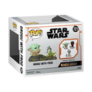 Funko Pop Star Wars Din Grogu with Frog Pop! Deluxe