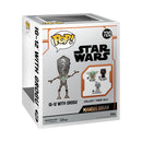 Funko Pop Star Wars IG 12 with Grogu Pop! Deluxe