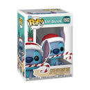Funko Pop Lilo & Stitch Stitch with Candy Cane Holiday Pop! Vinyl