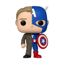 Funko Pop Marvel Comics Captain America/Steve Rogers: Split Pop! Vinyl