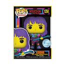 Funko Pop Stranger Things Eddie with Guitar US Exclusive Blacklight Pop! Vinyl [RS]