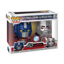 Funko Pop Transformers: G1 Optimus Prime & Megatron US Exclusive Metallic Pop! Vinyl 2  Pack [RS]