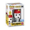 Funko Pop Peanuts Snoopy with Woodstock Flocked Pop! Vinyl Vinyl [RS]