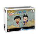 Funko Pop One Piece Luffy & Foxy US Exclusive (with chase) Pop! Vinyl 2 Pack [RS]