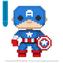 Funko Pop Marvel: 8 Bit Captain America 8 Bit Pop! RS