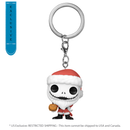 Funko Pop The Nightmare Before Christmas Santa Jack (with Jack o lantern) US Exclusive Pop! Keychain RS