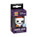Funko Pop The Nightmare Before Christmas Santa Jack (with Jack o lantern) US Exclusive Pop! Keychain RS
