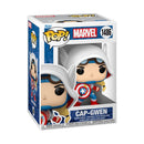 Funko Pop Marvel Comics: Gwen Verse Cap Gwen Pop! Vinyl