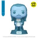 Funko Pop Star Wars Qui Gon Jinn (Force Ghost) US Exclusive Glow Pop! Vinyl [RS]
