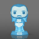 Funko Pop Star Wars Qui Gon Jinn (Force Ghost) US Exclusive Glow Pop! Vinyl [RS]