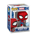 Funko Pop Marvel Comics Spider Man with "Sandwich the Dog" Exclusive Pop! Vinyl [RS]