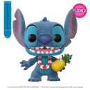 Funko Pop Lilo & Stitch Luau Stitch US Exclusive Flocked Pop! Vinyl [RS]