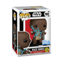 Funko Pop Star Wars: Revenge of the Sith Mace Windu Electricity US Exclusive Glow Pop! Vinyl [RS]
