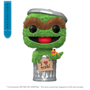 Funko Pop Sesame Street Oscar the Grouch Flocked Pop! Vinyl [RS]