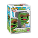 Funko Pop Sesame Street Oscar the Grouch Flocked Pop! Vinyl [RS]