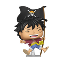 Funko Pop One Piece Luffy D. Luffy (with Flag) US Exclusive Pop! Vinyl [RS]