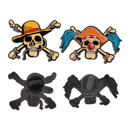 Cinereplicas One Piece (Netflix) Luffy & Buggy Set of 2 Pins