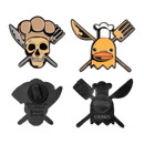 Cinereplicas One Piece (Netflix) Sanji & Zeff Set of 2 Pins