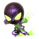 Hot Toys Marvel's Spider Man: Miles Morales Miles Purple Reign Suit Cosbaby