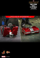 Hot Toys Iron Man 2 Tony Stark Mark V Suit Up Deluxe 1:6 Scale Collectable Action Figure