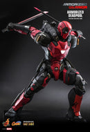 Hot Toys Marvel Comics Armorized Deadpool Diecast 1:6 Scale Collectable Action Figure