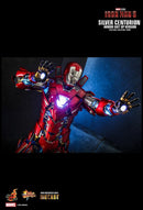 Hot Toys Iron Man 3 Silver Centurion Armor Suit Up 1:6 Scale Collectable Action Figure