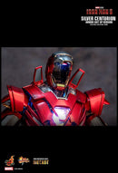 Hot Toys Iron Man 3 Silver Centurion Armor Suit Up 1:6 Scale Collectable Action Figure