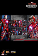 Hot Toys Iron Man 3 Silver Centurion Armor Suit Up 1:6 Scale Collectable Action Figure