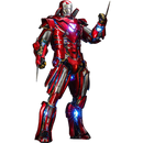 Hot Toys Iron Man 3 Silver Centurion Armor Suit Up 1:6 Scale Collectable Action Figure