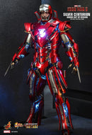 Hot Toys Iron Man 3 Silver Centurion Armor Suit Up 1:6 Scale Collectable Action Figure