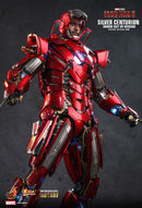 Hot Toys Iron Man 3 Silver Centurion Armor Suit Up 1:6 Scale Collectable Action Figure