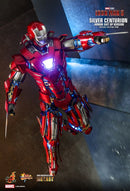 Hot Toys Iron Man 3 Silver Centurion Armor Suit Up 1:6 Scale Collectable Action Figure